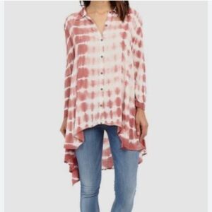 XCVI Tie-Dye Button Down